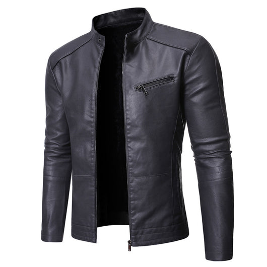 Chaqueta de Cuero para Motociclista Estilo Europeo y Americano - Image 7