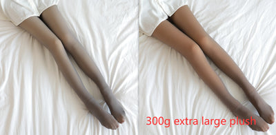 Leggings Térmicos Translúcidos Talla Grande con Forro Polar para Invierno - Image 12