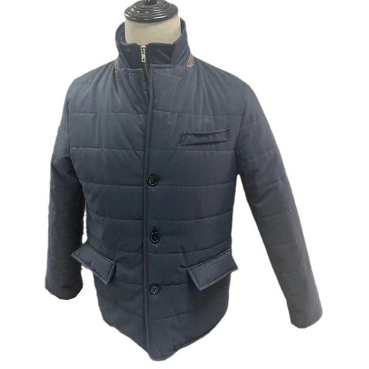 Blazer Retro Británico para Hombre con Cuello Alzado y Botones - Image 18