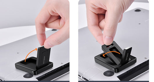 Soporte Plegable Portátil para Notebook y Tablet con Correa de Transporte - Image 3