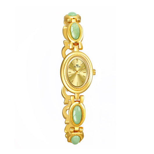 Reloj de Pulsera Lujo para Mujer con Jade Hetian Natural - Diseño Retro Impermeable - Image 7