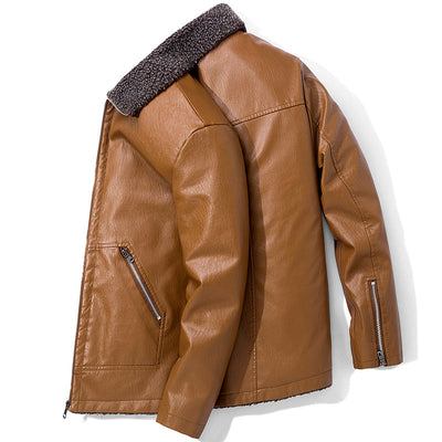 Abrigo de Invierno con Cuello de Solapa y Forro Grueso - Image 15
