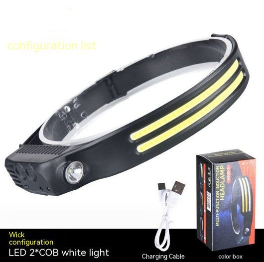Linterna Frontal LED Recargable USB - Luz Potente con Sensor Automático - Image 6