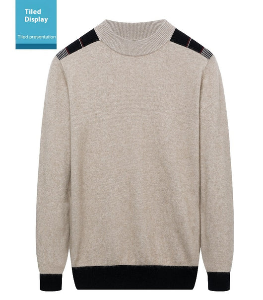 Suéter Cuello Alto Reversible de Terciopelo Manga Larga para Hombre - Image 28