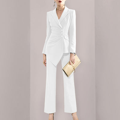 Traje Irregular Ajustado para Mujer - Diseño Moderno y Favorecedora