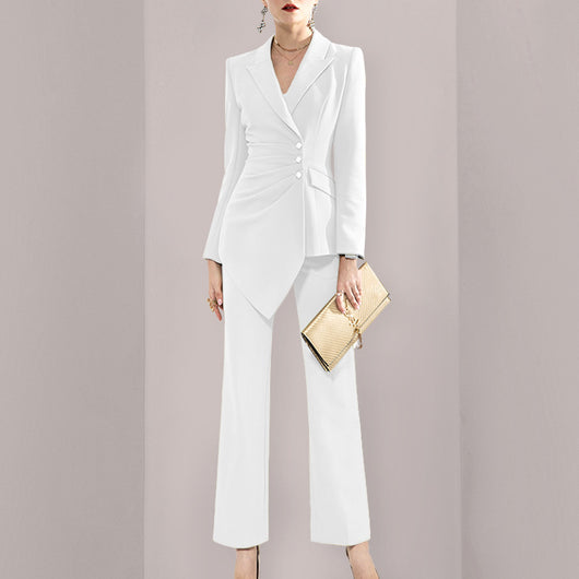 Traje Irregular Ajustado para Mujer - Diseño Moderno y Favorecedora