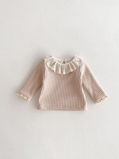 Blusa de Encaje con Cuello Peter Pan para Mujer - Image 25