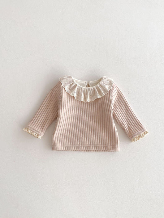 Blusa de Encaje con Cuello Peter Pan para Mujer - Image 25