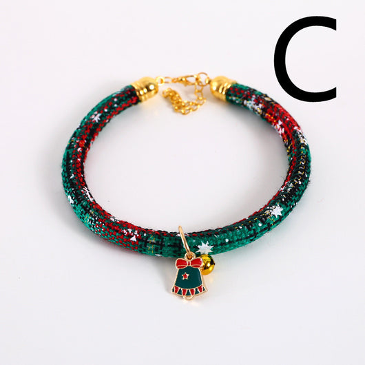 Collar Ajustable para Mascotas con Guantes Navideños y Cascabel - Image 8