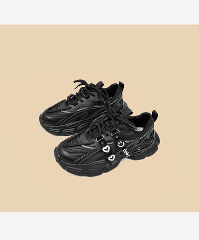 Zapatos Deportivos Plataforma para Mujer - Estilo Dad Shoes Negro - Image 11
