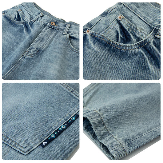 Jeans Retro Desgastados para Hombre - Estilo Vintage Auténtico - Image 7