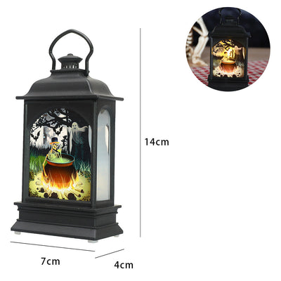 Luz Decorativa Calavera Calabaza - Vela Plana LED - Image 14