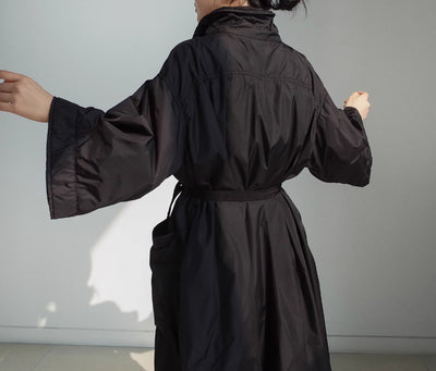 Abrigo Largo Tipo Gabardina para Mujer Talla Grande - Primavera y Otoño - Image 29