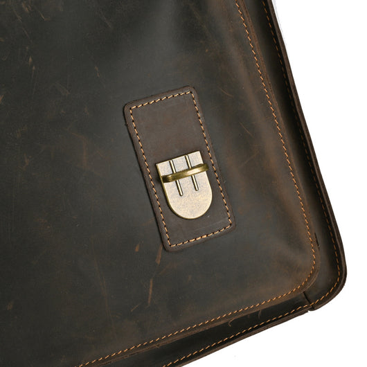Bolso Crossbody para Laptop de Cuero Premium con Asa Simple - Image 16
