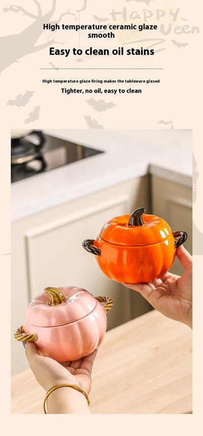 Sopera de Cerámica Decorativa Calabaza con Tapa - Image 18