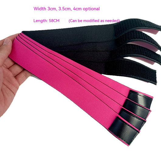 Banda Ajustable para Peluca Rojo Rosa con Velcro Antideslizante - Image 4