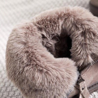 Botas de Nieve Tipo Tubo Medio en Terciopelo - Versátiles para Cualquier Estilo - Image 13