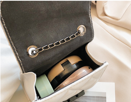Bolso Mensajero Mujer Cadena Rombo - Estilo Versátil - Image 21
