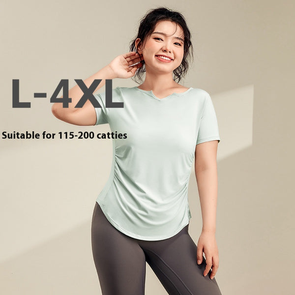 Playera Deportiva Ajustada de Secado Rápido con Control Abdominal