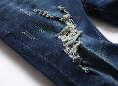 Pantalones Vaqueros Slim Fit Blancos Rotos para Hombre - Diseño Moderno Mate - Image 29