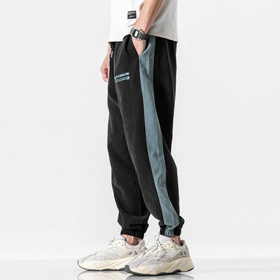 Pantalones Deportivos Tejidos para Hombre con Cintura Fina y Corte Recto