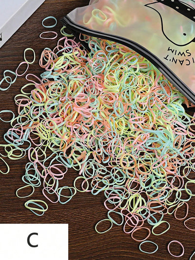 Bandas Elásticas para Cabello Infantil - Gomas Pequeñas Desechables para Niñas - Image 17