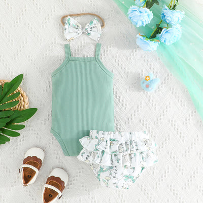 Mono Corto Liso para Bebé Niña - Diseño Verano - Image 10