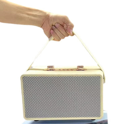 Parlante Bluetooth Portátil Retro de Madera con Subwoofer de Alta Calidad - Image 2