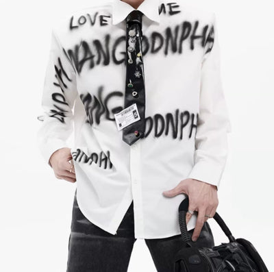 Camisa Blanca con Hombreras Acolchadas - Image 11
