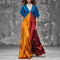 Vestido Holgado de Cuello Redondo y Mangas Cortas