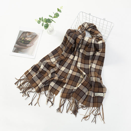 Bufanda Cashmere Cuadros para Mujer - Elegancia y Calidez - Image 23