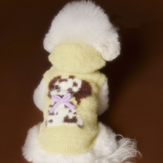 Chaleco Sudadera con Capucha y Estampado de Perrito - Image 4