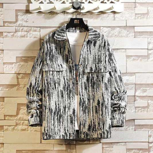 Chaqueta de Mezclilla Oversize Talla Grande Unisex