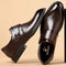 Zapatos de Cuero para Hombre con Punta Tubular - Cuero Vacuno Premium