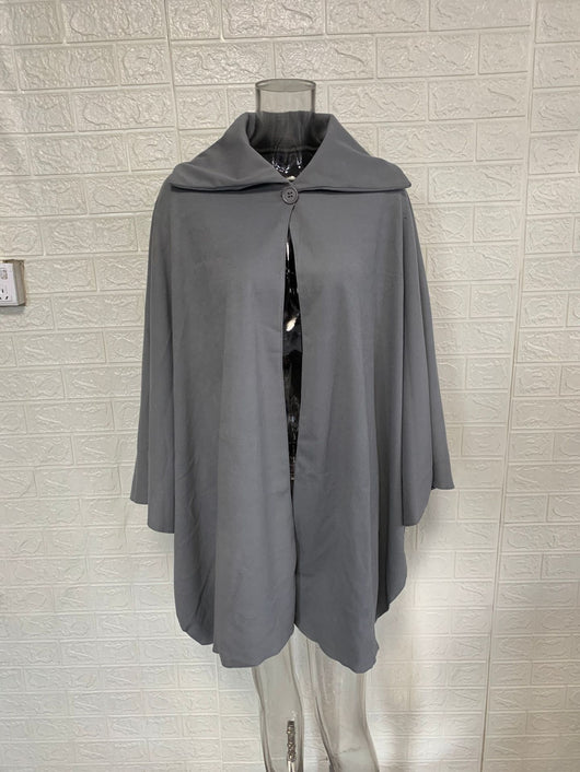 Abrigo Trench Suelto con Botón Único para Mujer - Image 23