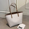 Bolsa Shopper de Diseñador con Rayas - Bolso de Hombro Trendy para Mujer
