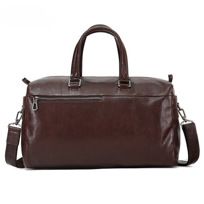 Bolsa de Viaje Ejecutiva de Cuero Estilo Retro - Gran Capacidad - Image 8