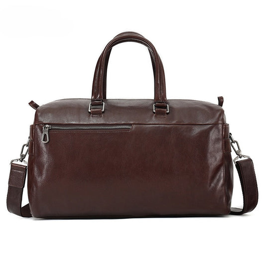 Bolsa de Viaje Ejecutiva de Cuero Estilo Retro - Gran Capacidad - Image 8