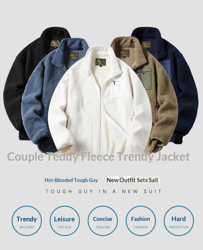 Cardigan Polar Fleece para Hombre - Abrigo Térmico Outdoor - Image 12