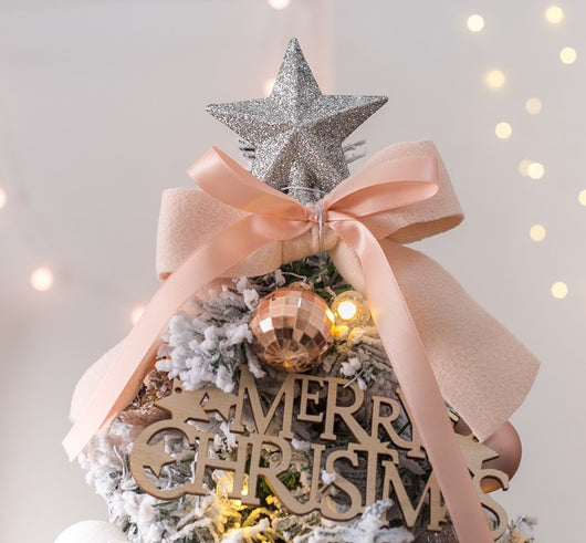 Árbol de Navidad Luminoso con Efecto Nieve - Set de Escritorio Pequeño - Image 5