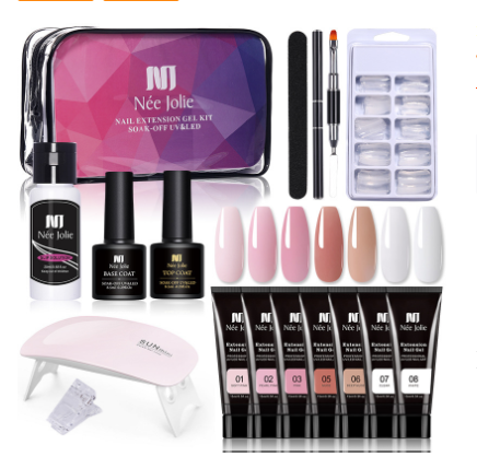 Kit Adhesivo para Extensiones de Fibra Transparente Manicura - Image 7