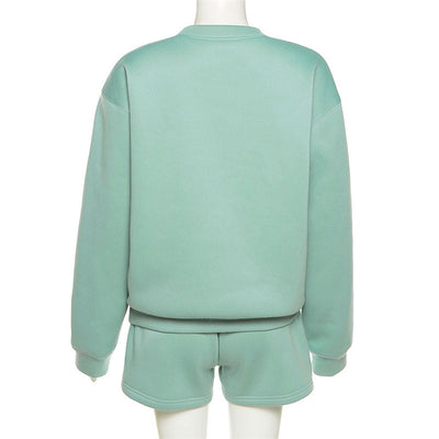 Sudadera Hoodie Oversized con Bordado de Letras - Abrigo Grueso para Otoño e Invierno - Image 6
