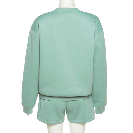 Sudadera Hoodie Oversized con Bordado de Letras - Abrigo Grueso para Otoño e Invierno - Image 6
