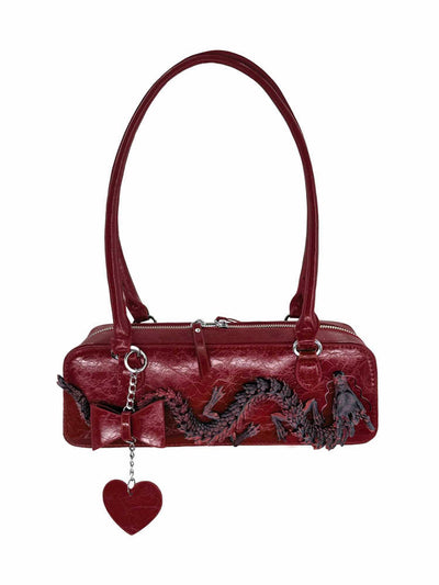 Bolsa Bowling Diseño Dragón Rojo Estilo Chino Premium - Image 3