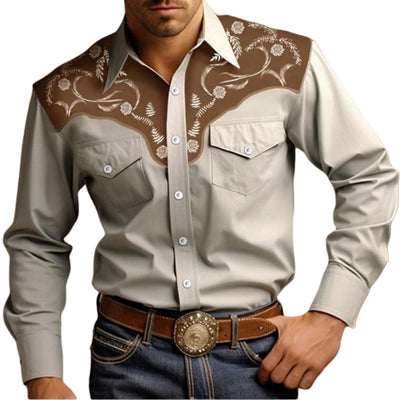 Camisa Vaquera Clásica de Manga Larga para Hombre - Image 7