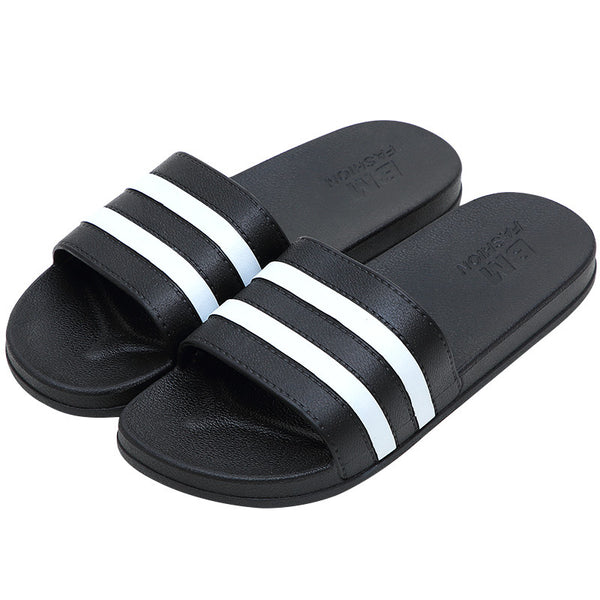 Sandalias de Baño Rayas para Hombre - Cómodas y Antideslizantes