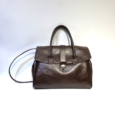 Bolso de Cuero Genuino Vintage Hecho a Mano - Curtido Vegetal Primera Capa - Image 7