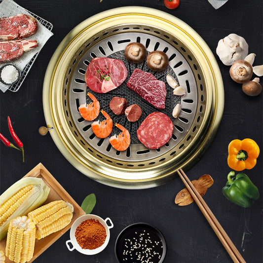 Asador de Carbón de Acero Inoxidable Japonés Premium