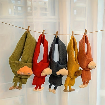 Bufanda Tejida para Niños - Diseño Nubes Suave y Cálida - Image 3