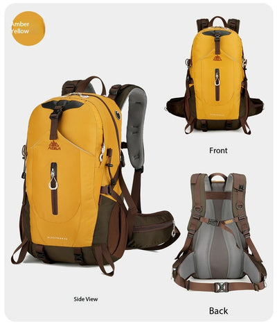 Mochila de Trekking AZELA Electron 40L - Blanco y Azul Marino para Senderismo y Viajes - Image 51